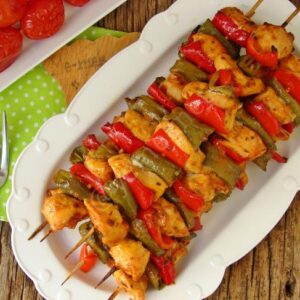 Fırında Tavuk Çöp Şiş