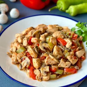 Mantarlı Tavuk Sote